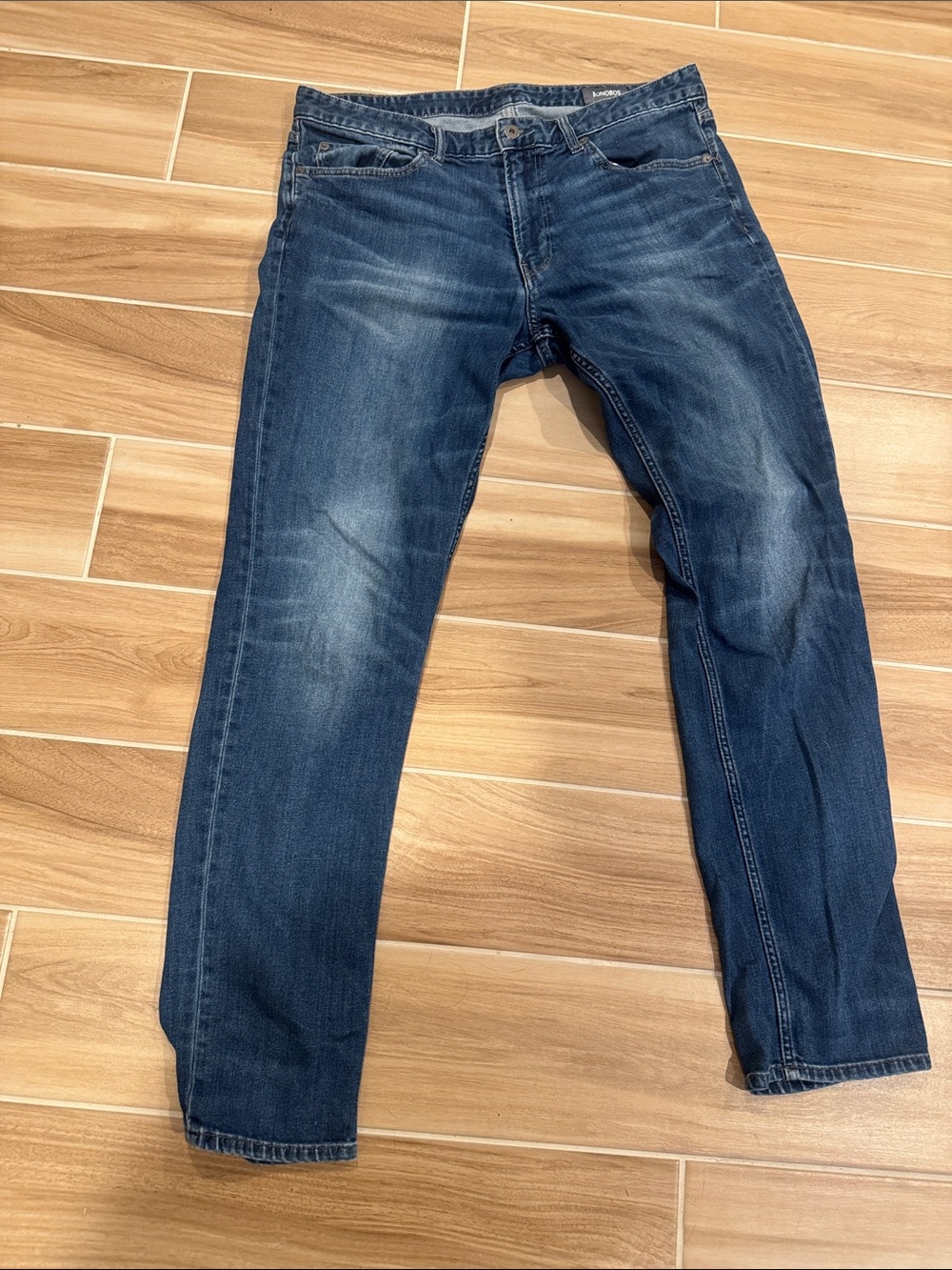 Bonobos Men's Slim Straight Dark Blue Jeans